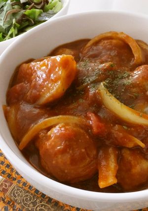 旦那が惚れた♡絶品とまとカレー-レシピのメイン写真