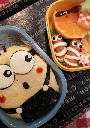 怪盗グルー★ミニオン★簡単可愛いキャラ弁-レシピのメイン写真