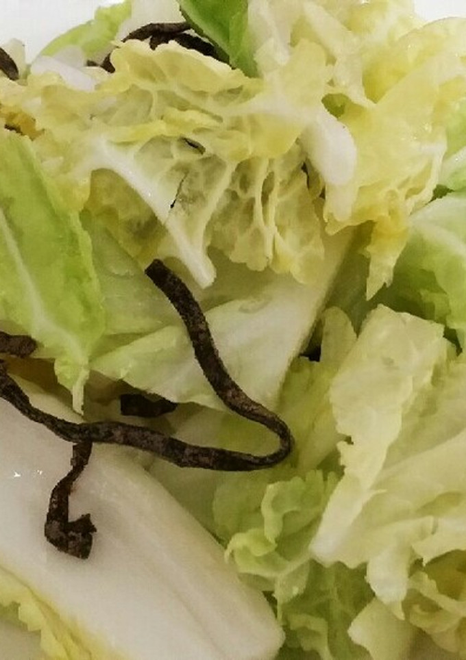 簡単でおいしい　白菜　塩昆布-レシピのメイン写真