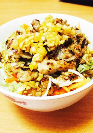 がっつりさっぱり！豚こまの甘酢丼！-レシピのメイン写真