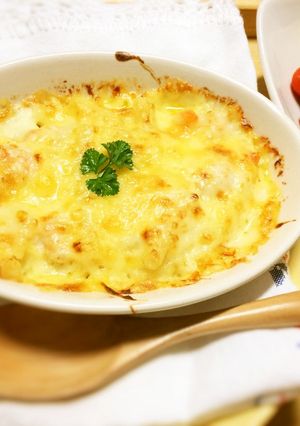 冷凍むきえびのグラタン-レシピのメイン写真
