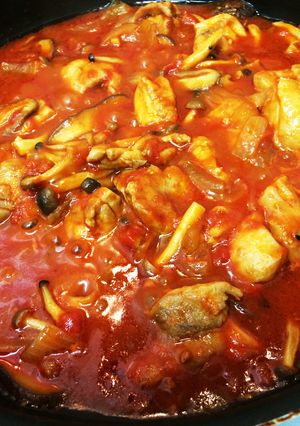 冷凍保存しちゃお!鶏肉のトマト煮込み-レシピのメイン写真