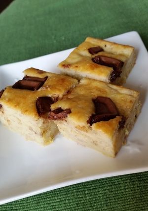 ホットケーキMixで　バナナチョコケーキ-レシピのメイン写真