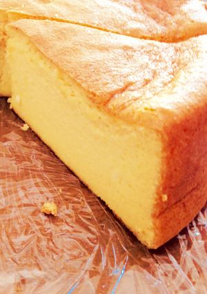 スライスチーズ2枚で！スフレチーズケーキ-レシピのメイン写真
