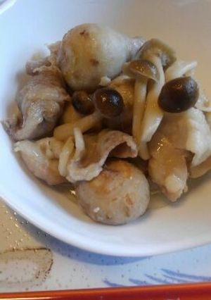 今が旬！里芋の酔っぱらい煮♪-レシピのメイン写真
