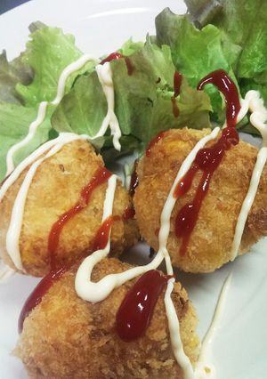 つぶつぶコーンたっぷりコロッケ-レシピのメイン写真
