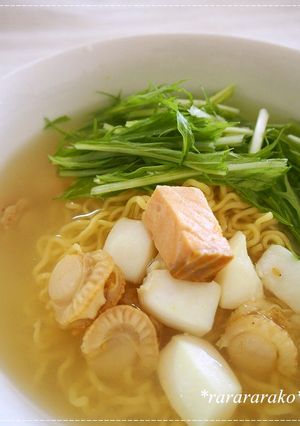 即席めんde☆冷やしタイ風ラーメン-レシピのメイン写真