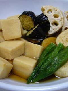 高野豆腐と野菜の簡単揚げ浸し☆-レシピのメイン写真