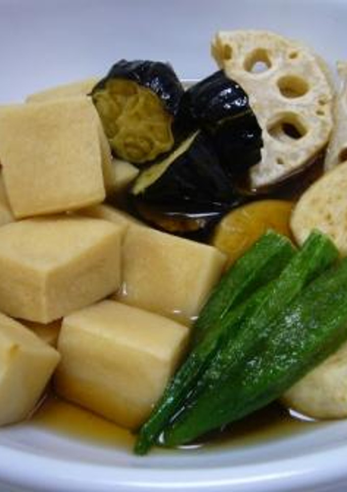 高野豆腐と野菜の簡単揚げ浸し☆-レシピのメイン写真