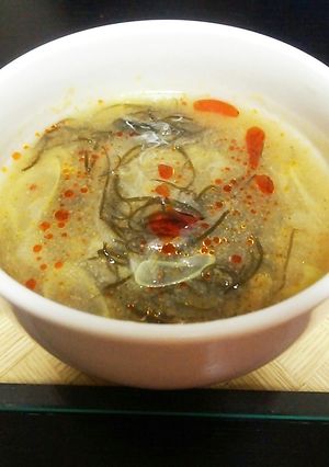 もずくスープ　サンラータン　スーラータン-レシピのメイン写真