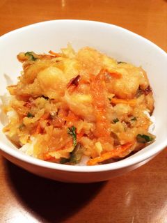 父の味!かき揚げ丼!!-レシピのメイン写真