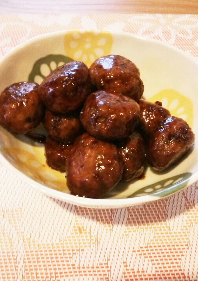 ☆イワシのつみれ→しょうがテリヤキ煮☆-レシピのメイン写真