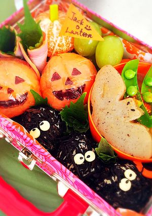 和ハロウィン弁当withまっくろくろすけ-レシピのメイン写真