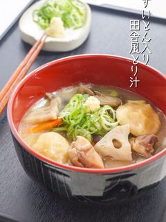 すいとん入り☆田舎風とり汁-レシピのメイン写真