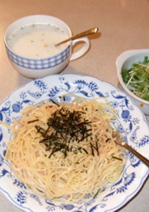 海苔辛明太伊麺-レシピのメイン写真