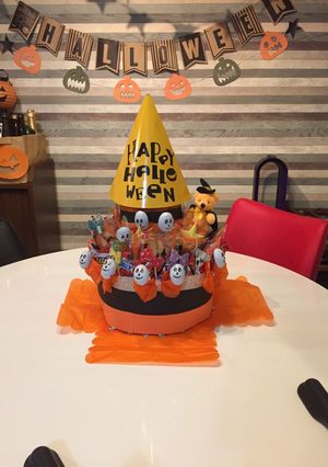 ハロウィン うまい棒ケーキ-レシピのメイン写真