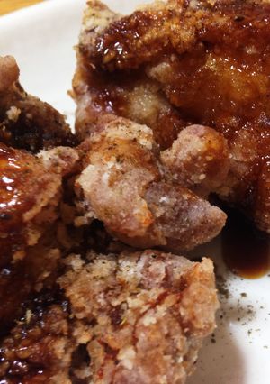 とりまる風 鶏の唐揚げ 甘いタレ＋粉山椒-レシピのメイン写真