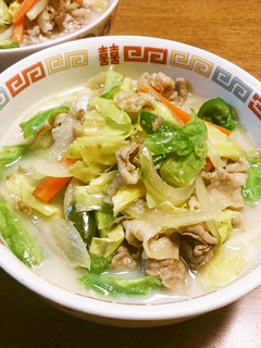 我が家の野菜たっぷりチャンポン-レシピのメイン写真