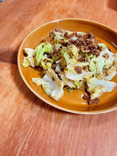 キャベツと挽肉のウスターソース炒め-レシピのメイン写真