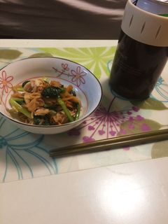 こどもに☆小松菜と切り干し大根の炒め煮-レシピのメイン写真