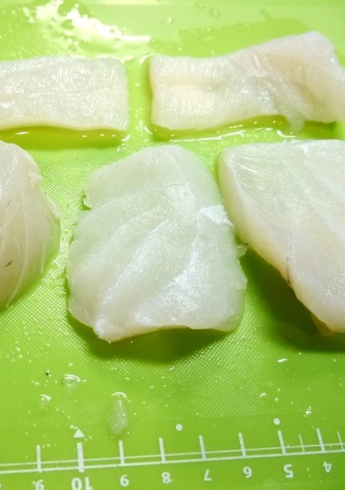 簡単！大きい鱈の下処理(トマト生姜漬け)-レシピのメイン写真