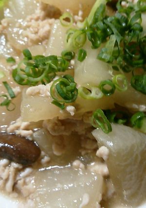 大根と椎茸のそぼろあん-レシピのメイン写真