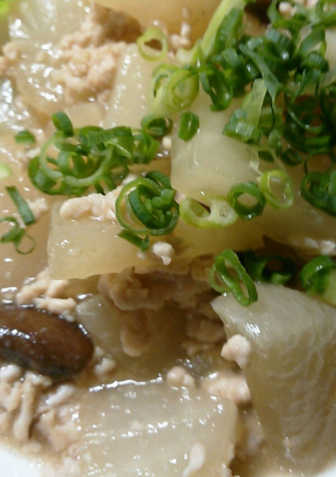 大根と椎茸のそぼろあん-レシピのメイン写真