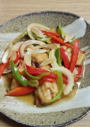 レンジと白だしで簡単♬鯵の南蛮漬け！-レシピのメイン写真