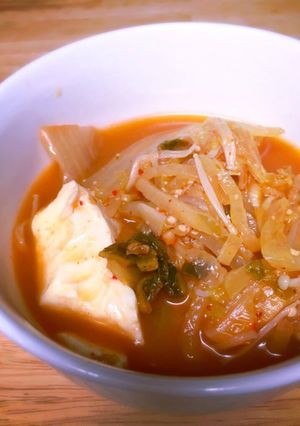 白菜キムチスープ-レシピのメイン写真