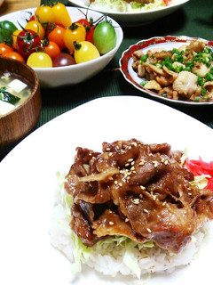 わが家の豚丼 パート2 簡単ですよ-レシピのメイン写真