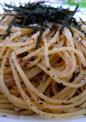 ズボラ旨い☆ゆかりと粉チーズの簡単パスタ-レシピのメイン写真