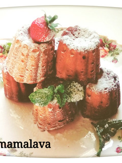 カヌレ型で!かぼちゃのケーキ-レシピのメイン写真