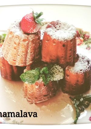 カヌレ型で！かぼちゃのケーキ-レシピのメイン写真