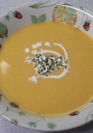 カボチャの煮物をポタージュに♪-レシピのメイン写真
