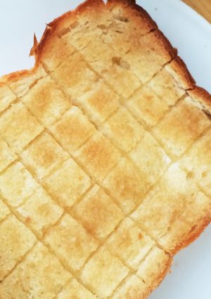 バターシュガートースト。超簡単！朝食に！-レシピのメイン写真