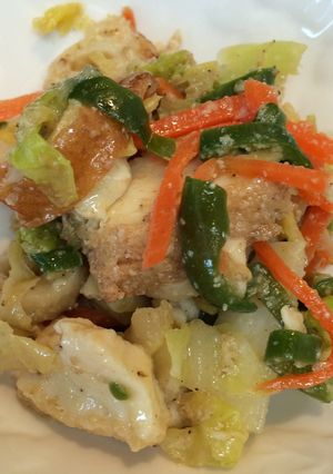 豚肉と生揚げの胡麻味噌炒め-レシピのメイン写真
