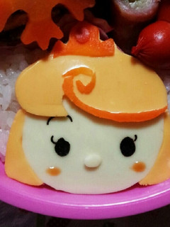 キャラ弁♡オーロラ姫♡ツムツム風-レシピのメイン写真