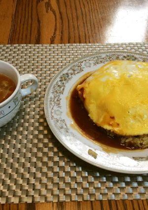 週末のこりもので作るオムライス-レシピのメイン写真