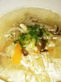 ウェイパーde キノコと野菜のスープ-レシピのメイン写真
