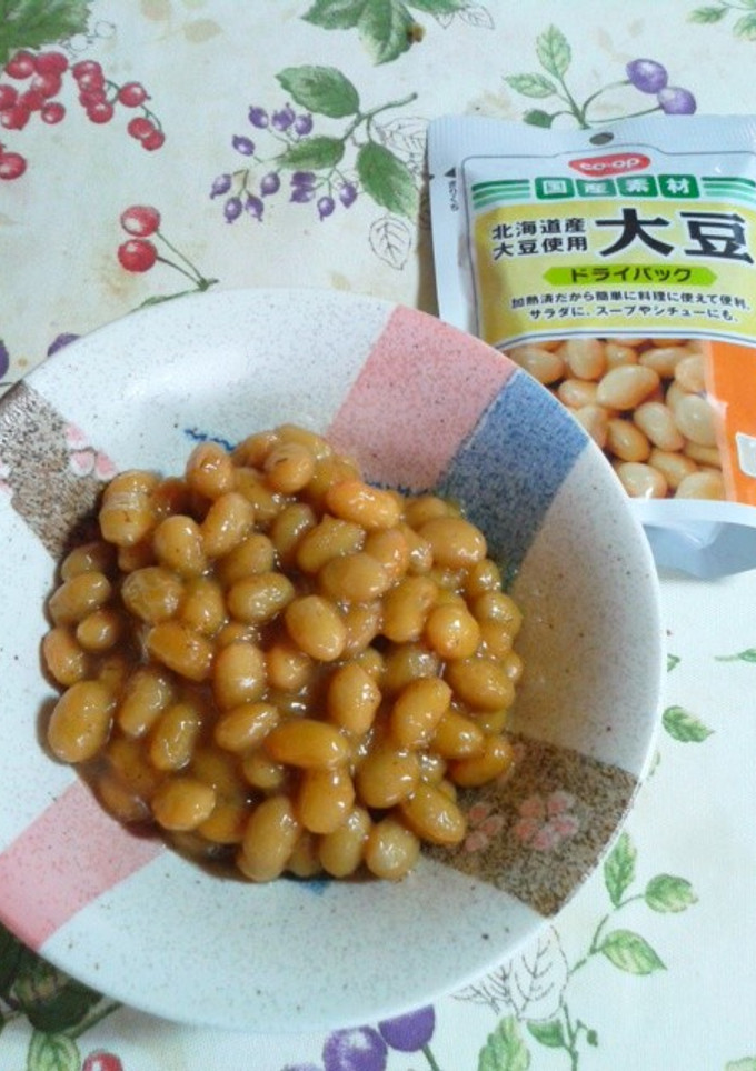 大豆の味噌炒め♪-レシピのメイン写真