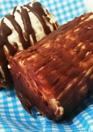 ビスケットで！コーヒーチョコケーキ♡-レシピのメイン写真