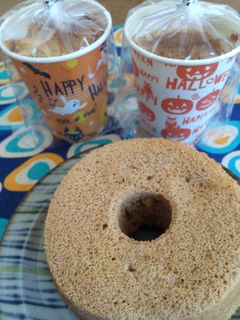 *ズボラなコーヒーシフォンケーキ*-レシピのメイン写真