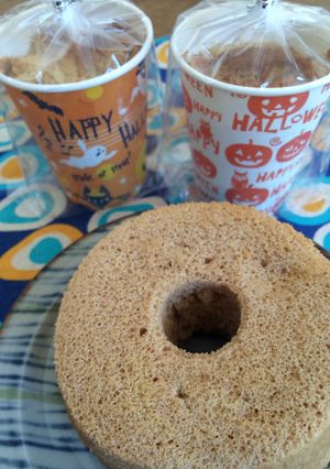 ＊ズボラなコーヒーシフォンケーキ＊-レシピのメイン写真