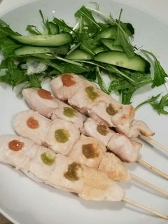 フライパンで焼鳥~ささみ串~-レシピのメイン写真