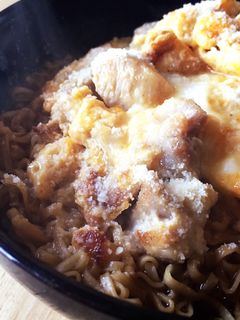 親子丼風チキンラーメン-レシピのメイン写真