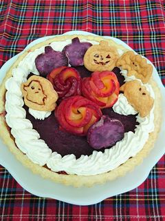 ハロウィン♪紫いもと林檎のタルトパイ-レシピのメイン写真