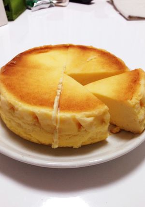 ミキサーでしっとりふわふわチーズケーキ☆-レシピのメイン写真