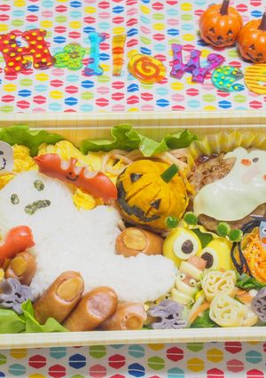 ハロウィン弁当-レシピのメイン写真