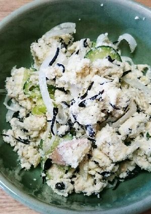 ひじき、シーチキンのおからサラダ！-レシピのメイン写真