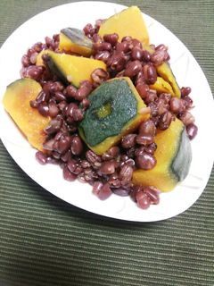 カボチャと小豆缶で、簡単いとこ煮-レシピのメイン写真